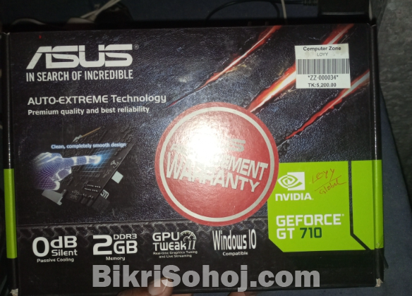 Asus Nvidia GeForce GT 710 ddr3
